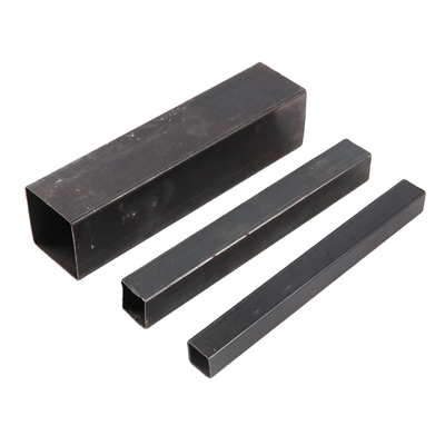 Q345 ब्लैक गैल्वनाइज्ड स्टील ट्यूब स्क्वायर पाइप 4x4 14mm