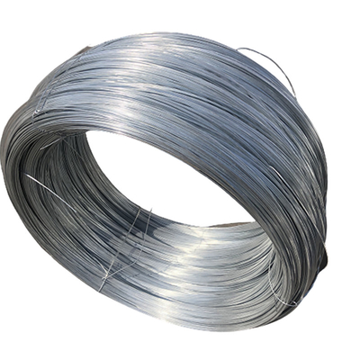 हॉट रोल्ड जस्ती स्टील वायर रॉड SAE 1065 मेटल आयरन जिंक कलर 20g / M2