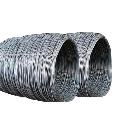 हॉट रोल्ड जस्ती स्टील वायर रॉड SAE 1065 मेटल आयरन जिंक कलर 20g / M2
