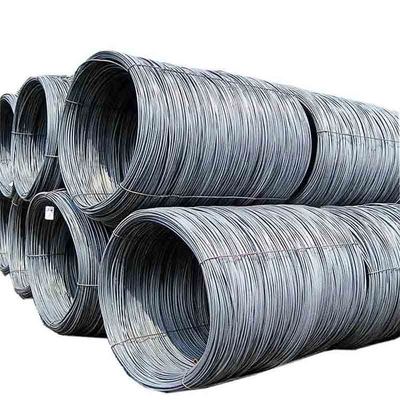 कुंडल में SAE1008 जस्ती स्टील वायर 5.5 मिमी 6.5 मिमी उच्च तन्यता तार रस्सी