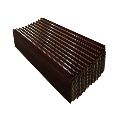 Z30 665mm PPGI रूफ शीट DX51 औद्योगिक के लिए रंग लेपित Galvalume