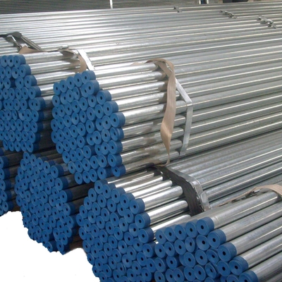 Astm A 53 Gr B जस्ती गोल ट्यूबिंग Q235 Erw स्टील पाइप