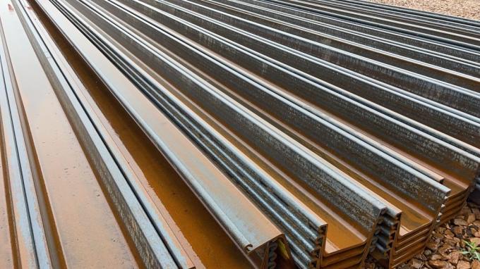 400X100X10.5mm Type 2 Hot Rolled U Type Steel Sheet Pile for Construction